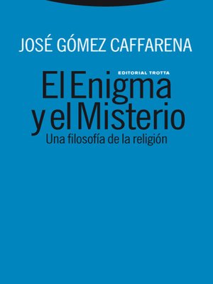 cover image of El Enigma y el Misterio
